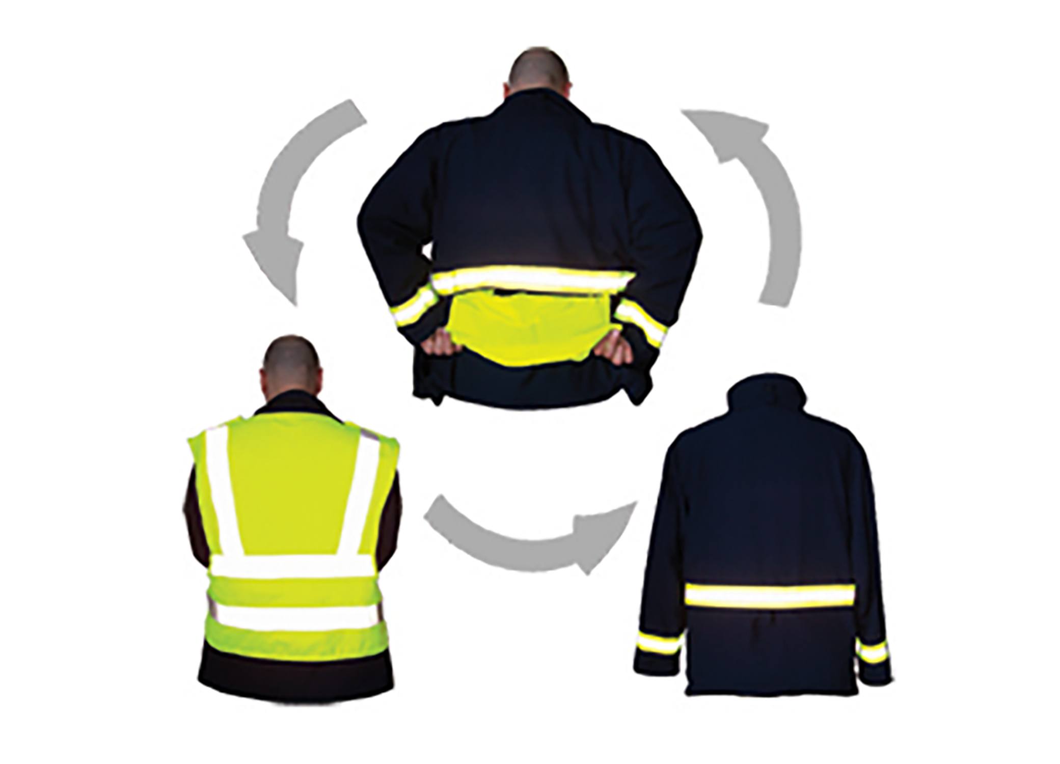 ReadyVIZ integrated into Ricochet’s NFPA-1999 certified NOMEX® or polyester jackets